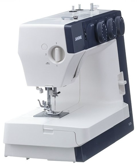 Швейная машина Janome 1522 BL белый, синий купить,NaN