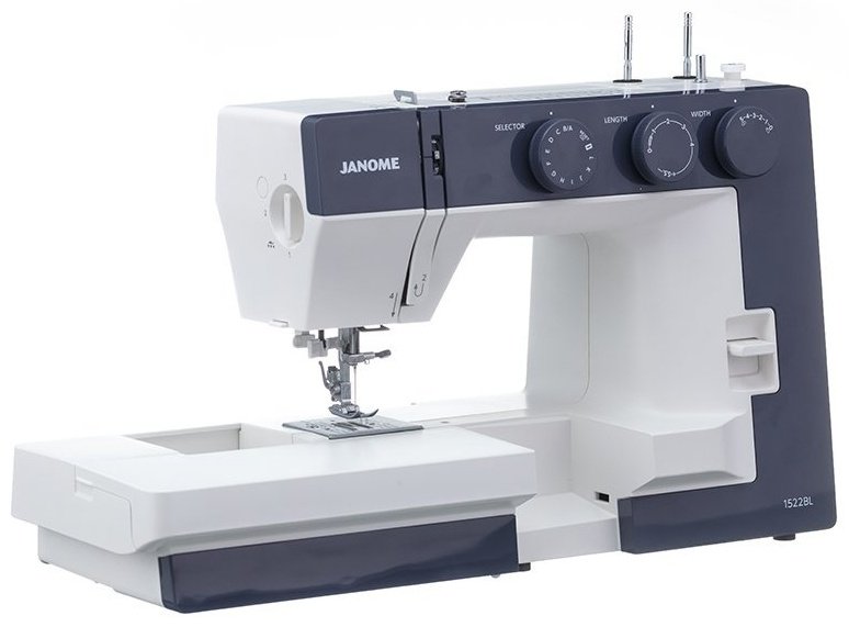 Швейная машина Janome 1522 BL белый, синий - ForteMarket Швейная машина Janome 1522 BL белый, синий купить,0