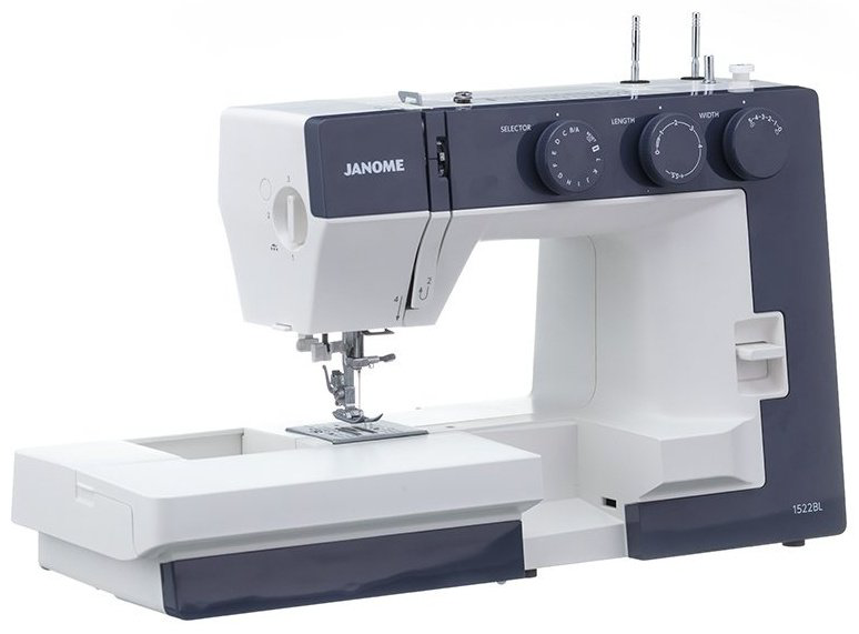 Швейная машина Janome 1522 BL белый, синий купить,NaN