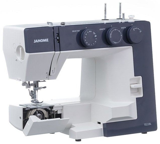 Швейная машина Janome 1522 BL белый, синий - ForteMarket Швейная машина Janome 1522 BL белый, синий купить,0