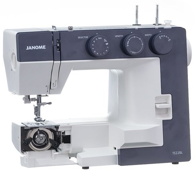 Швейная машина Janome 1522 BL белый, синий - ForteMarket Швейная машина Janome 1522 BL белый, синий купить,0