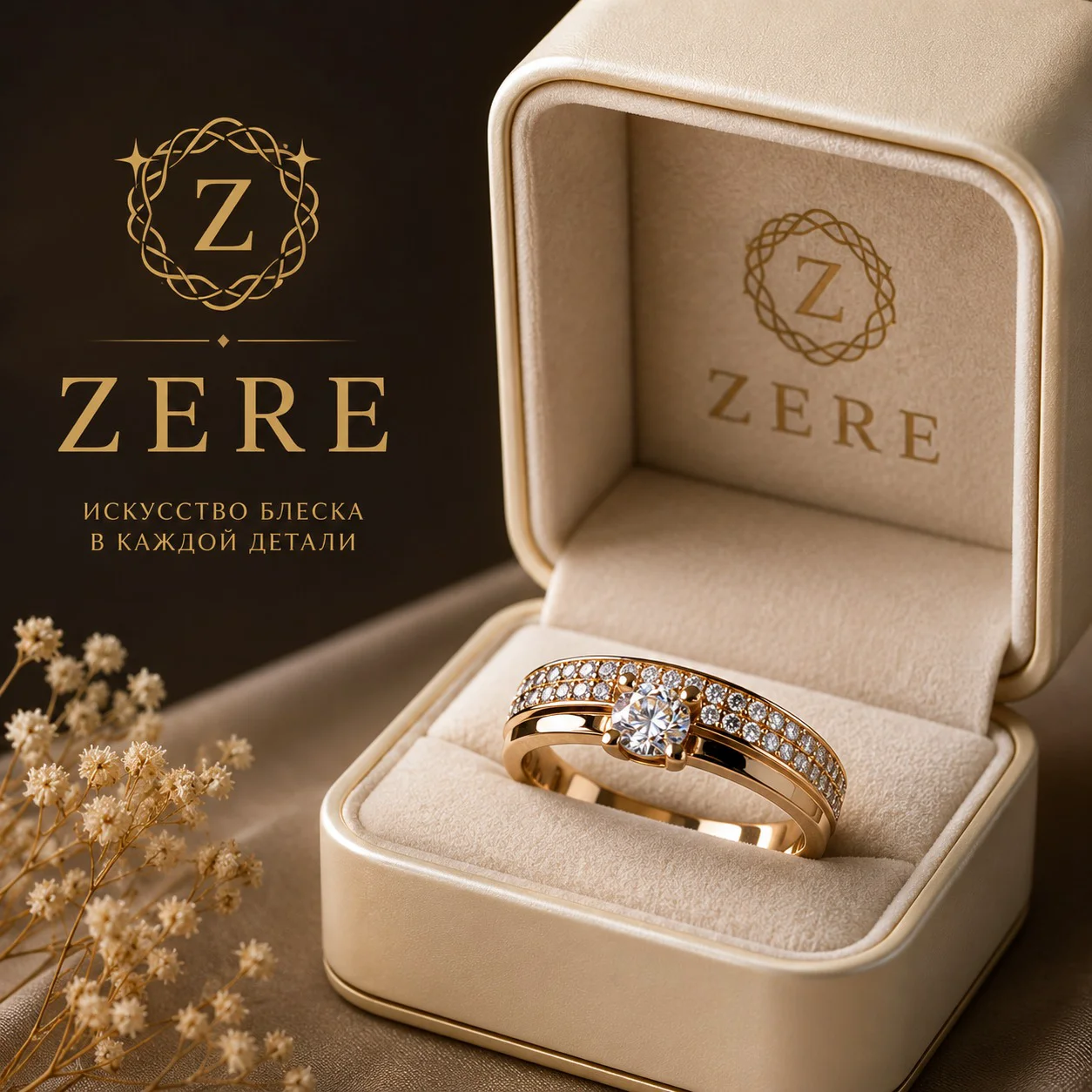 Кольцо Zere ZR160525 золото 2.45гр 18.5р купить,205675