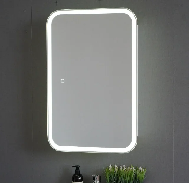 Шкаф зеркальный Alavann Cosmetic Light 60 80х60х15.1см белый