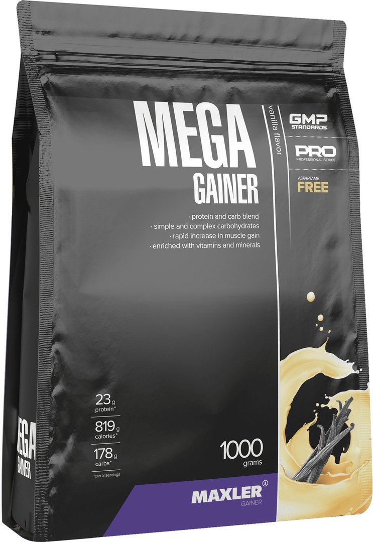 Гейнер Maxler Mega Gainer ваниль 1000гр