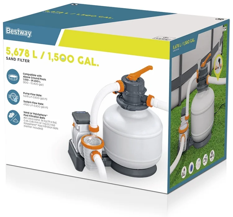Фильтр-насос песочный Bestway 58497 White - ForteMarket Фильтр-насос песочный Bestway 58497 White купить,0