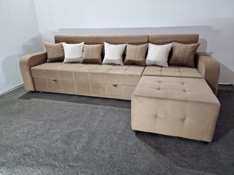 Диван Al.Mebel Мальта коричневый  купить,0