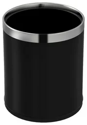 Ведро мусорное WeltWasser WW Axen BL 6л 30х20х30см черный матовый