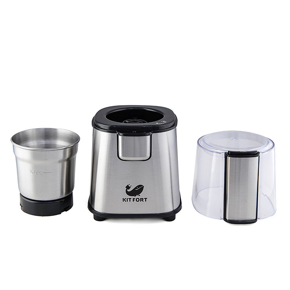 Кофемолка Kitfort KT-1315 серебристая - ForteMarket Кофемолка Kitfort KT-1315 серебристая купить,0