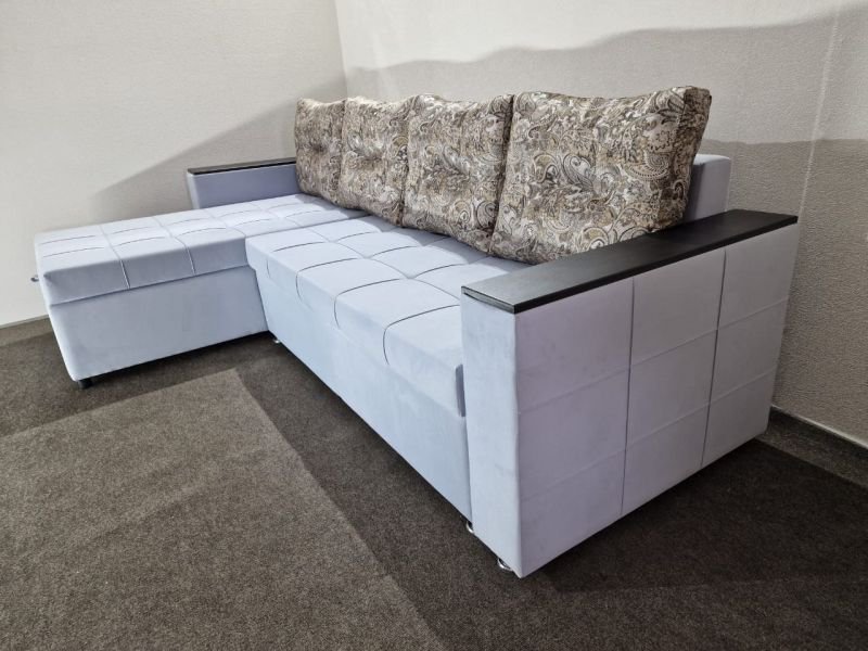 Диван угловой Al.Mebel Бетти серый  купить,319930
