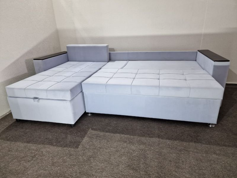 Диван угловой Al.Mebel Бетти серый  купить,319930