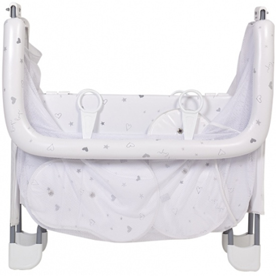 Манеж Polini kids Comfort French Teddy 0002160-13 бело-серый  купить,NaN