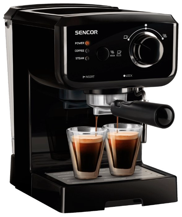 Кофеварка Sencor SES 1710BK черная купить,NaN