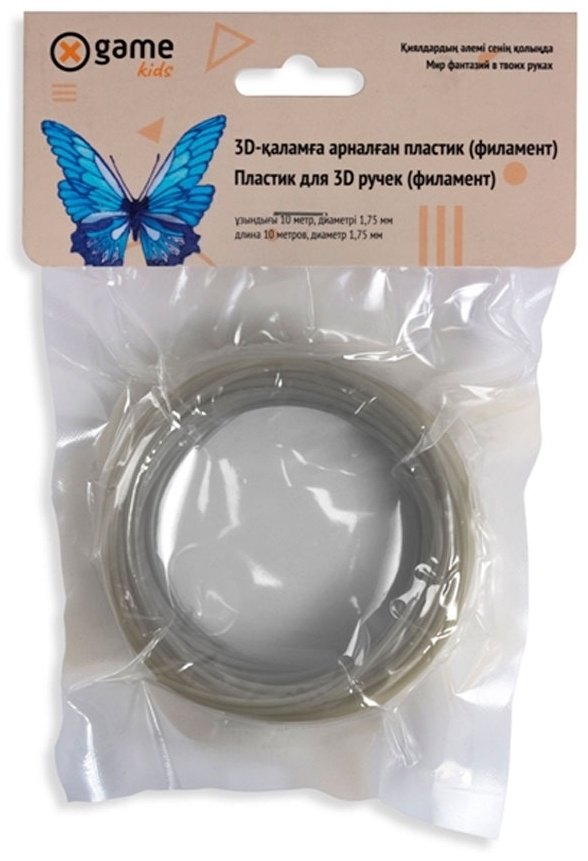 Картридж X Game kids PLA-Silver-10 серый
