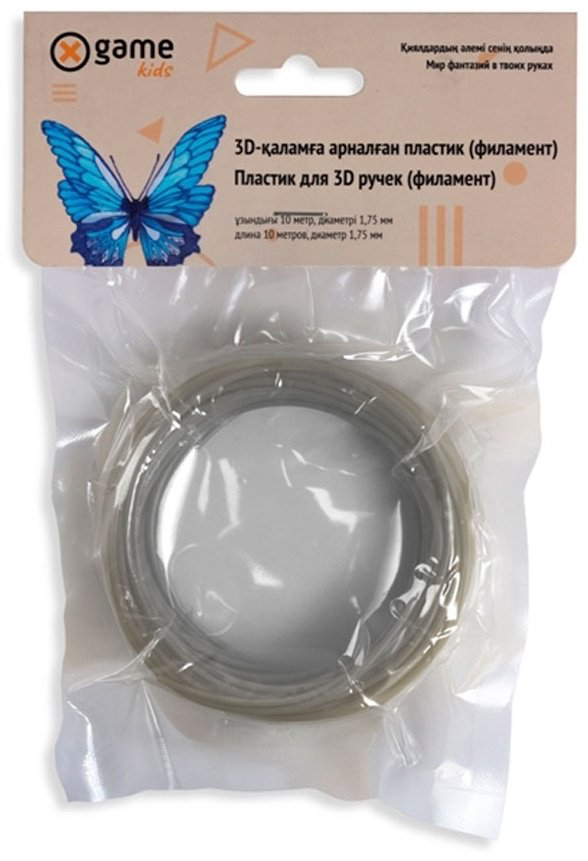 Картридж X Game kids PLA-Silver-10 серый