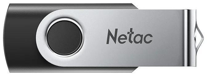 USB Flash накопитель Netac NT03U505N-256G-30BK Silver-Black