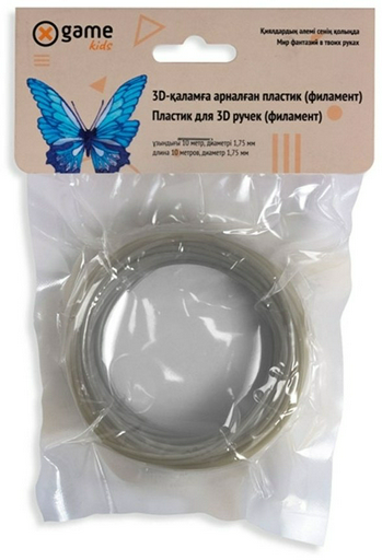 Картридж X Game kids PLA-Silver-10 серый