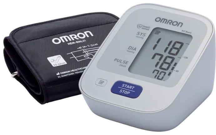 Тонометр Omron M2 Basic HEM-7121-ALRU автоматический на плечо