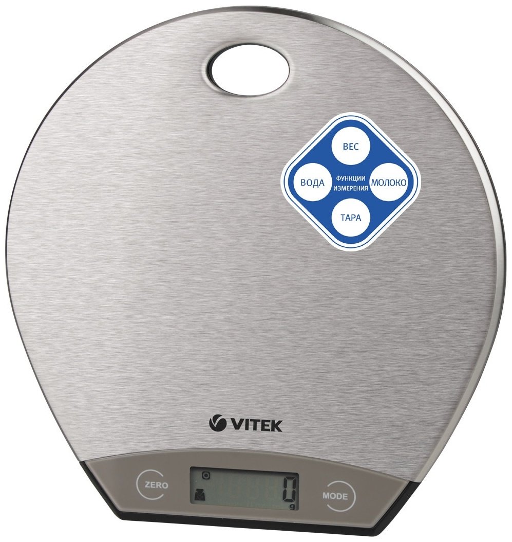 Кухонные весы Vitek VT-8021 серебристый