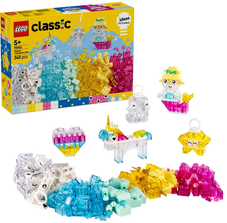 Конструктор Lego 11040 Классика Набор прозрачного волшебства 340 деталей