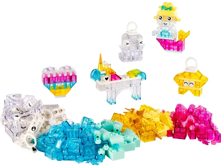 Конструктор Lego 11040 Классика Набор прозрачного волшебства 340 деталей купить,0