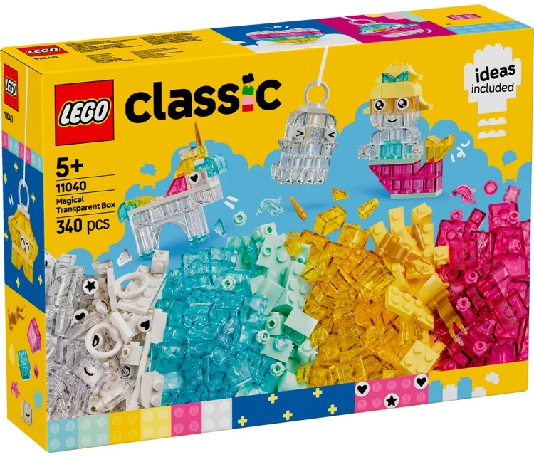 Конструктор Lego 11040 Классика Набор прозрачного волшебства 340 деталей купить,0