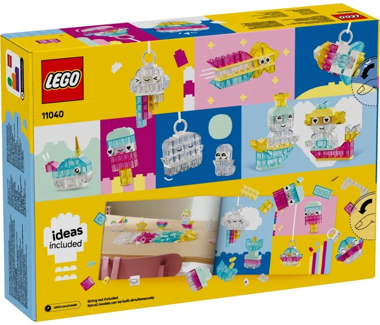 Конструктор Lego 11040 Классика Набор прозрачного волшебства 340 деталей купить,0