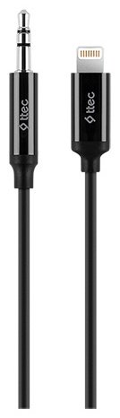 Кабель TTEC Lightning - 3.5 mm jack 1 м купить,0