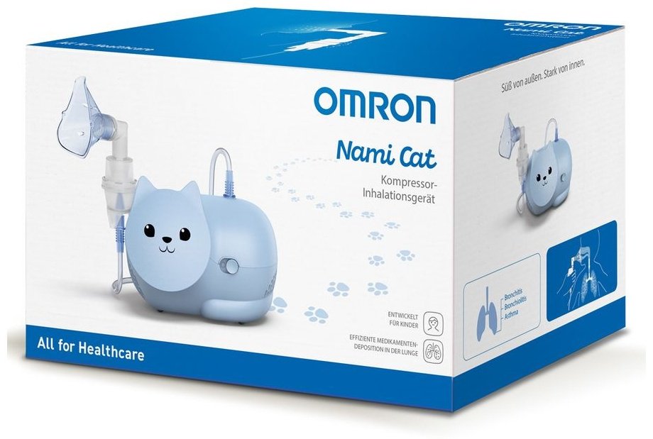 Omron Nami Cat NE-C303K-KDE компрессорный ингалятор для детей - ForteMarket Omron Nami Cat NE-C303K-KDE компрессорный ингалятор для детей купить,0