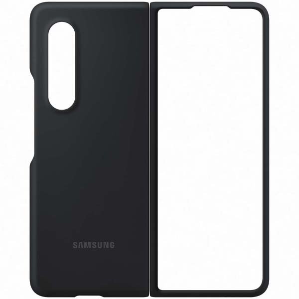Чехол Samsung Silicone Cover для Galaxy Z Fold 3 EF-PF926TBEGRU черный купить,NaN