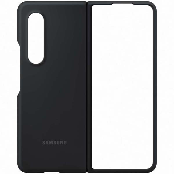 Чехол Samsung Silicone Cover для Galaxy Z Fold 3 EF-PF926TBEGRU черный купить,NaN