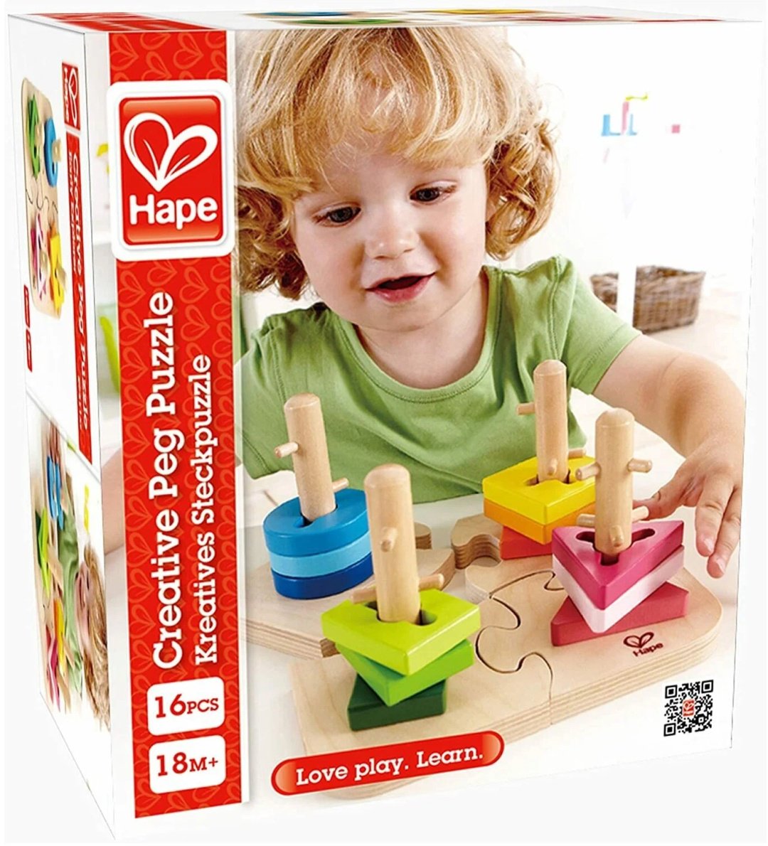 Головоломка Hape Творческая головоломка купить,0