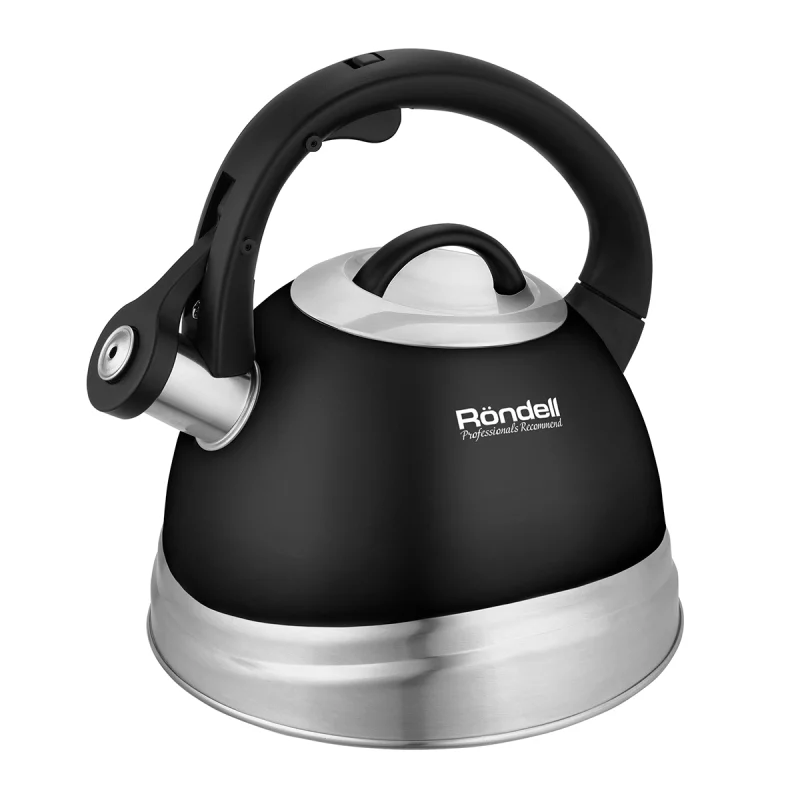 Чайник Rondell Craft RDS-1951 2.5L Black Silver - ForteMarket Чайник Rondell Craft RDS-1951 2.5L Black Silver купить,0