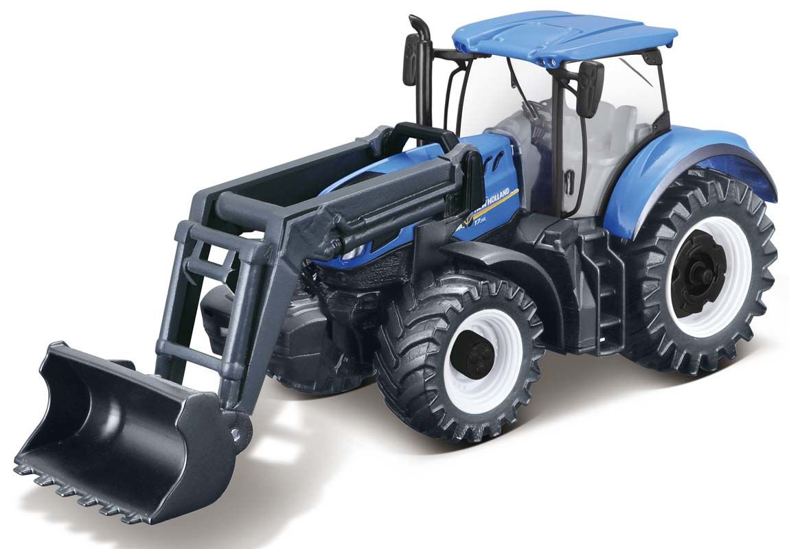 Модель трактора Bburago 1:32 New Holland T7.315 с передним ковшом купить,NaN