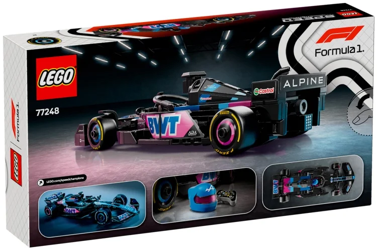 Конструктор Lego Speed Champions Болид BWT Alpine F1® Team A524 77248 258 шт - ForteMarket Конструктор Lego Speed Champions Болид BWT Alpine F1® Team A524 77248 258 шт купить,0