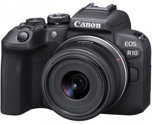 Фотокамера Canon EOS R10 Kit 18-45mm F4.5-6.3 IS STM + Mount Adapter EF-EOS R
