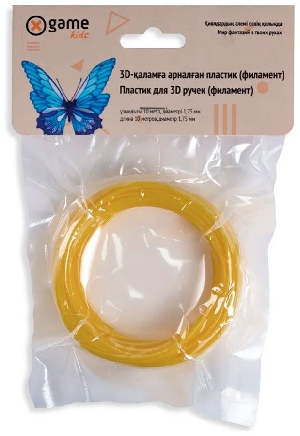 Пластик для 3D-печати X Game kids PLA-Gold-10 золотистый