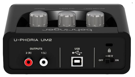Звуковая карта Behringer U-Phoria UM2