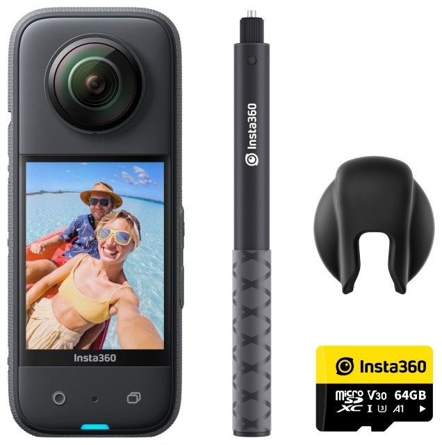 Экшн-камера Insta360 X3 360° Get-Set Kit