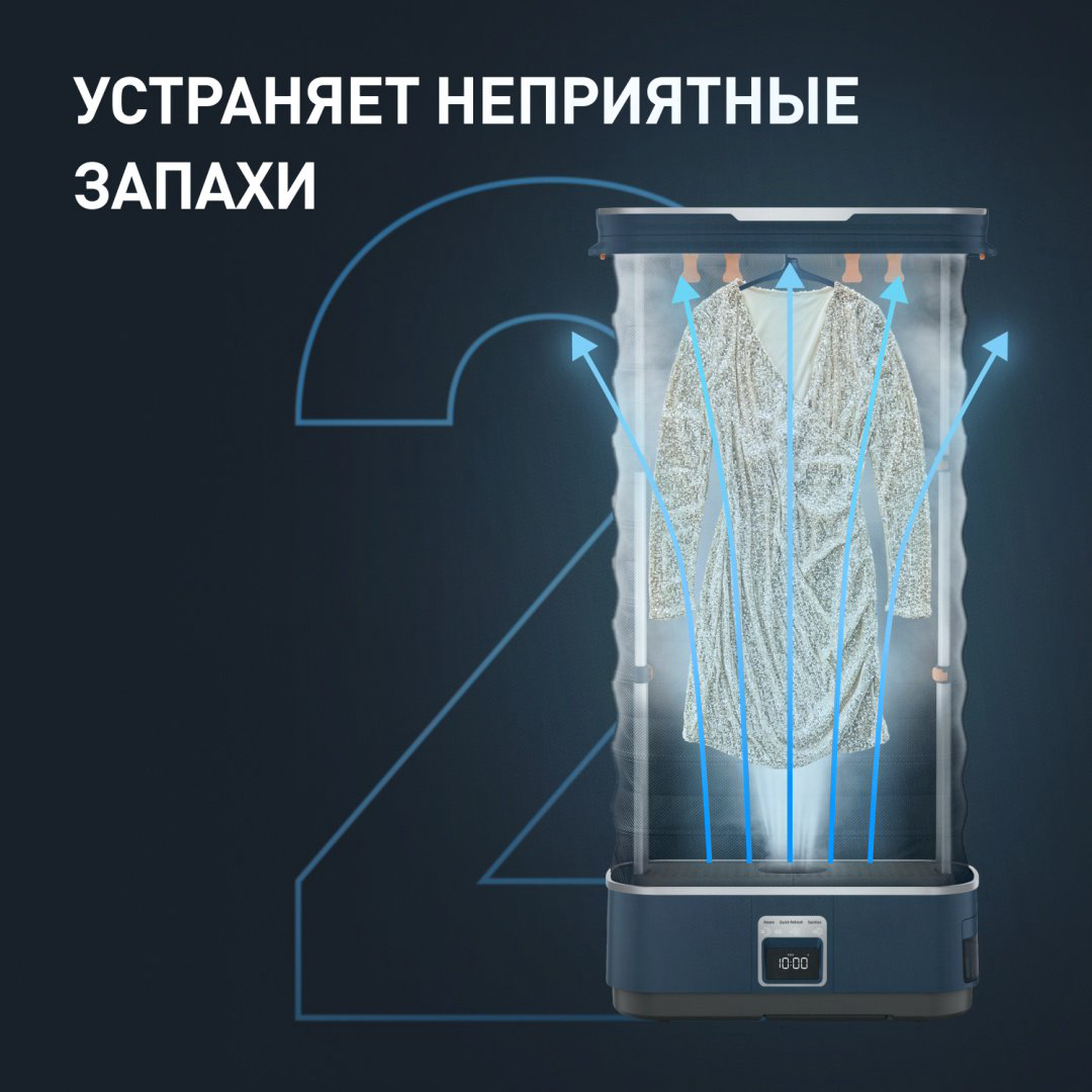 Паровой шкаф Tefal Care For You First YT2020E0 синий купить,279990