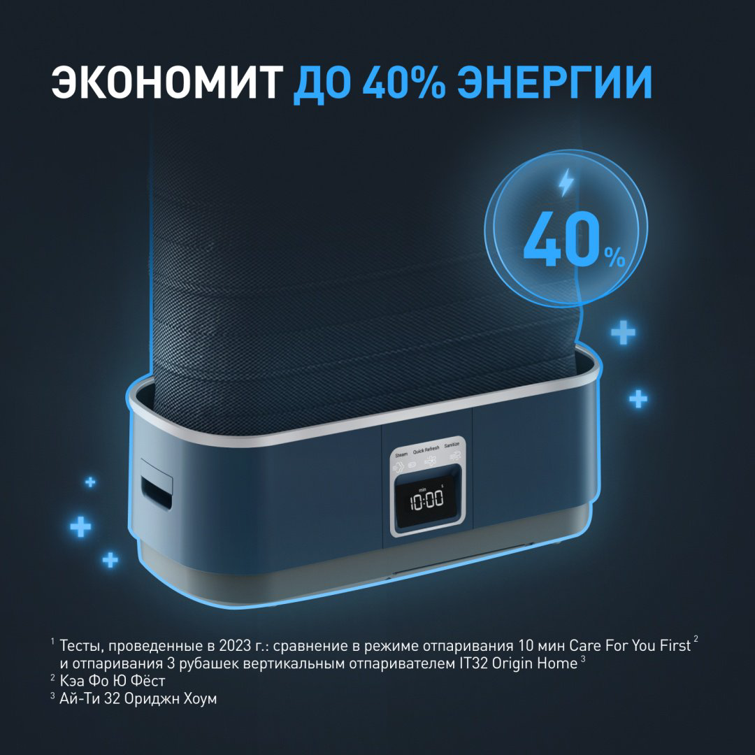 Паровой шкаф Tefal Care For You First YT2020E0 синий купить,279990