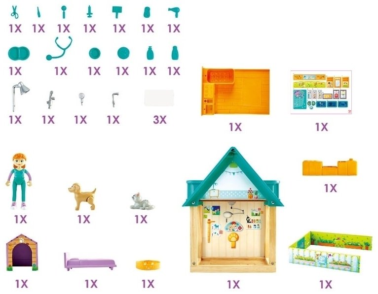 Hape E3408 Ветеринарная клиника