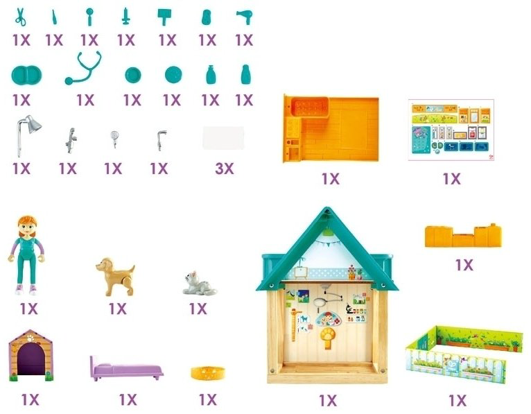 Hape E3408 Ветеринарная клиника купить,31000