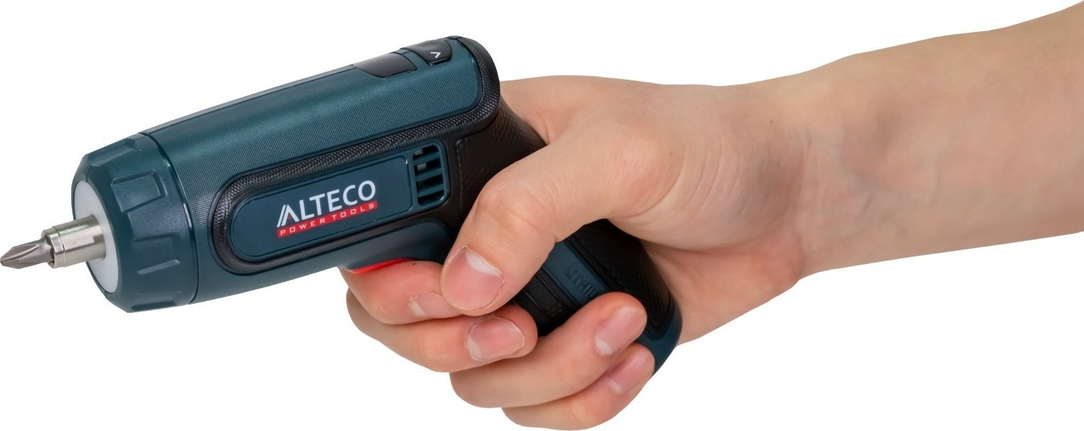 Аккумуляторная отвертка ALTECO CSD 4V 67506, 4 В купить,0