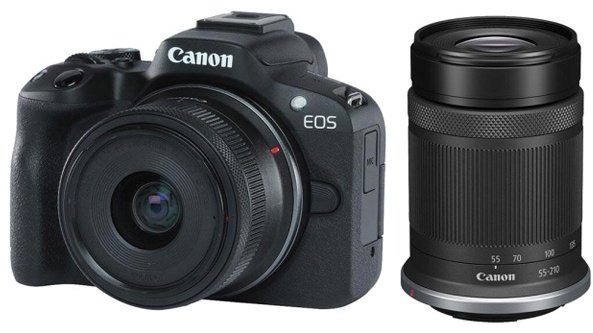 Фотокамера Canon EOS R50 RF-S 18-45 + Kit 55-210 mm