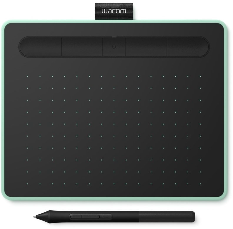 Графический планшет Wacom Intuos Small Bluetooth CTL-4100WLE-N зеленый купить,NaN