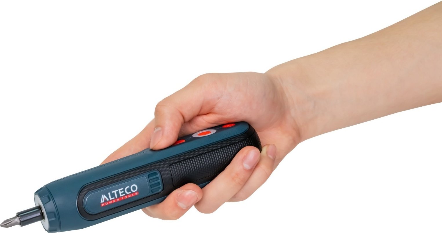 Аккумуляторная отвертка ALTECO CSD 4V T 67507, 4 В купить,0