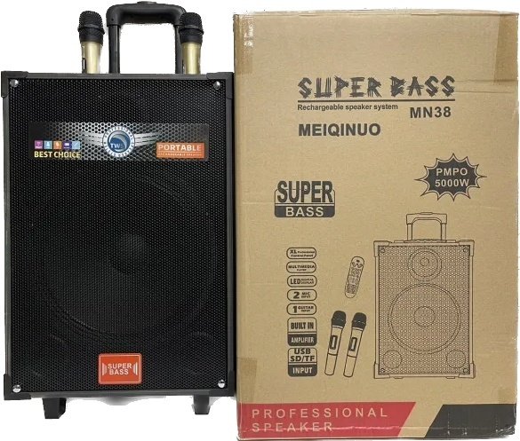 Портативная колонка Super Bass Mn38 черный купить,0