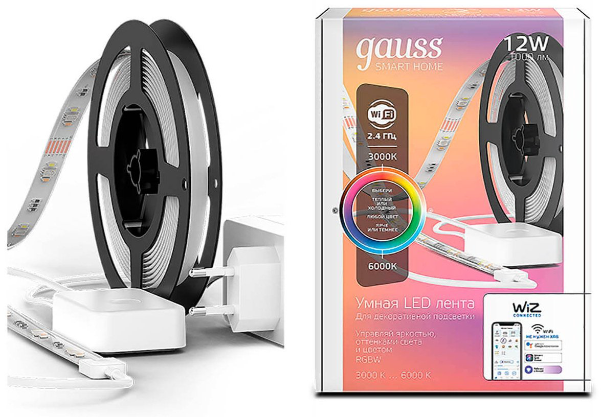 Светодиодная лента Gauss Smart Home 5010122 3 м купить,NaN
