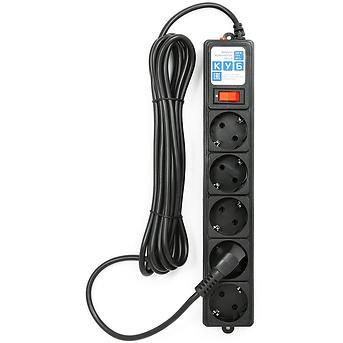Сетевой фильтр Power Cube SPG-B-15-Black 5м чёрный купить,NaN