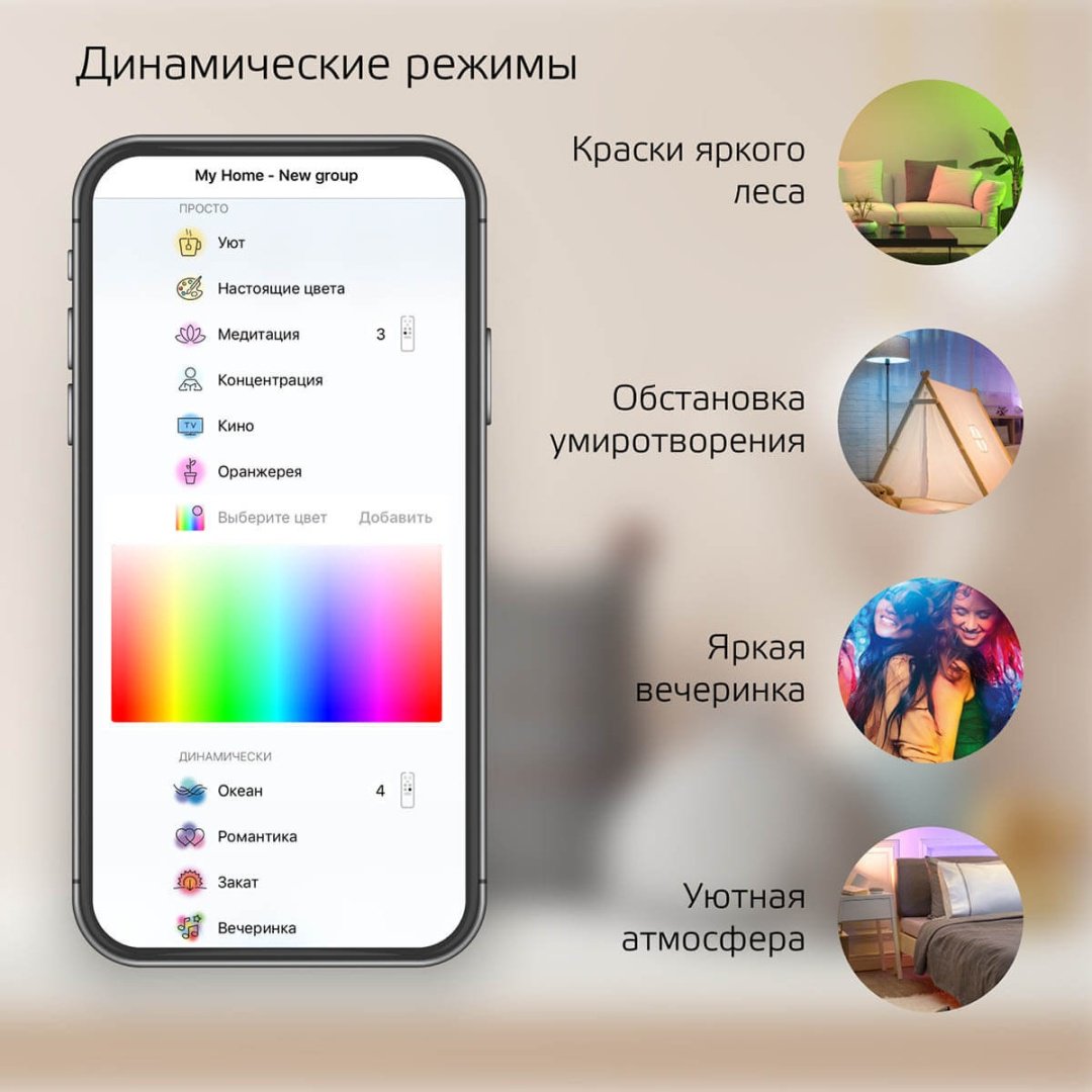 Светодиодная лента Gauss Smart Home RGBW 16W 1400lm 5m - ForteMarket Светодиодная лента Gauss Smart Home RGBW 16W 1400lm 5m купить,0